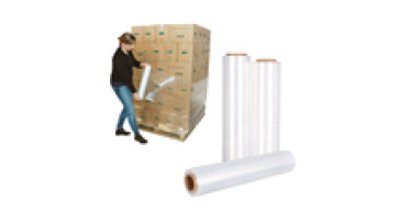 Color Packing Material Lldpe Pallet box lldpe wrapping Plastic Stretch Film Jumbo Roll1