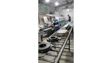 Wooden Side Table production