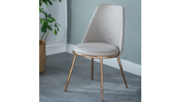 Nordic Style Grey Upholstered dining room chairs1