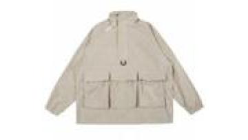 OEM Polyester Light Weight Cargo Mens Multi-pocket Zipper Jacket Oversized Jackets for Men1