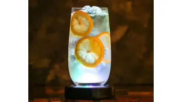 Colorful LED Cocktail Coaster with Gravity Induction Technology1