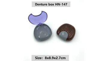 Premium Quality Press Button Type Dental Denture Orthodontic Press-To-Open Dental Retainer Box1