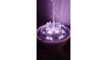 small musical water fountain
