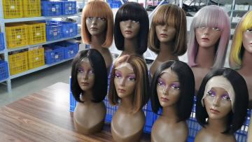 Cheap Price Short Bob Human Hair Wig,8inch-14inch Wholesale Mink Brazilian Hair Wig,4x4 Closure Short Bob Wigs For Black Women1
