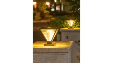 Modern Outdoor Solar Column Lights for Patios and Walkways1
