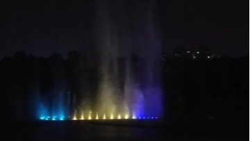 five circles fountain show