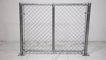 Hot selling galvanized and pvc coated chain link of mesh fence1