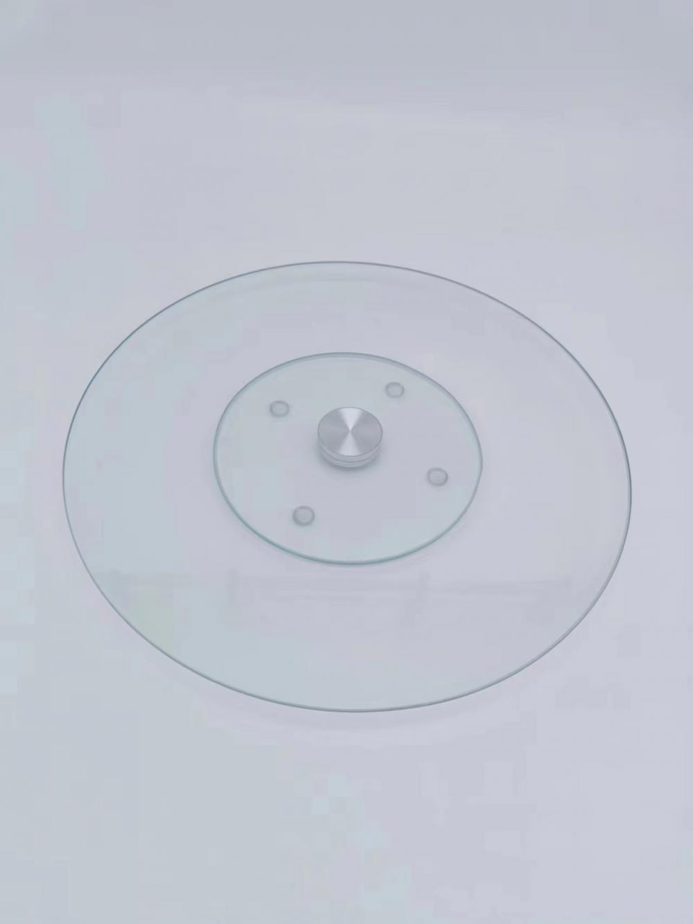 The glass lazy Susan