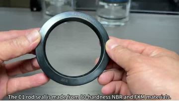 C1 Series Compact Piston Rod Seals | Precision NBR Seals for Hydraulic & Pneumatic Systems