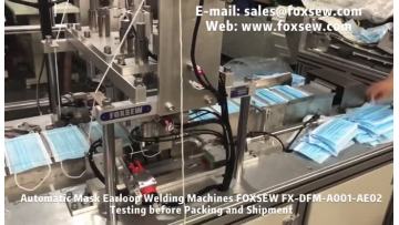 Automatic Earloop Machine Testing Before Packing and Shipment