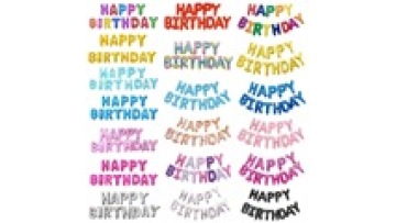 Happy Birthday Foil Balloon Package - Cheapest Big Birthday Party Supplies1