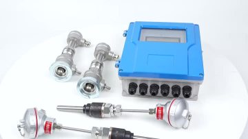 Insertion ultrasonic heat flowmeter