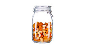 500ml 750ml 1000ml Wholesale high-quality transparent glass sealed bottle for kitchen food storage tanks1