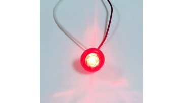 Mini round LED marker and clearance light 1 inch side LED marker light indicator lamp trailer truck light1