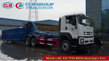 Isuzu Hook Lift Hydraulic Roll off Garbage Truck