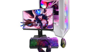 Rotating screen paired with a gaming console