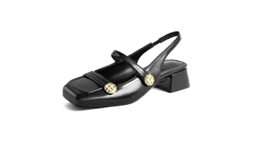 Classic Mary Jane Pumps for Office Women's Low Block Heels1