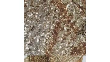 mesh all over sequin gold color for wedding