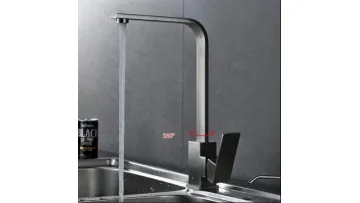 6223 Gold Hot and Cold Water 360 Degree Rotating Stainless Steel Kitchen Faucet1