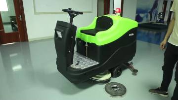 Haotian HT-105 driving type battery industrial commercial floor scrubber dryer machine1