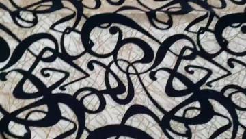 jacquard flocking fabric