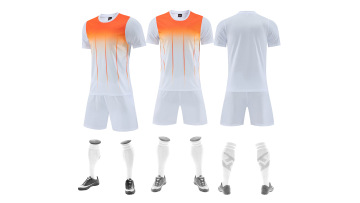 custom design youth football jersey set thailand t shirts uniform team soccer jersey men retro club soccer wear1