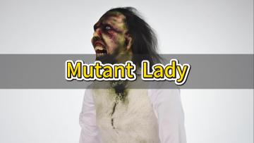 Haunted House Props Mutant Lady