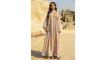 Sequins Printed Abaya Dubai Muslim Dress Kaftan Arab Islamic Clothing Party Jalabiya Robe for Eid 20261