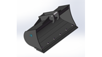 German Industry Standard MS03 Heavy Duty Rock Bucket for 1.7t Mini Excavator1