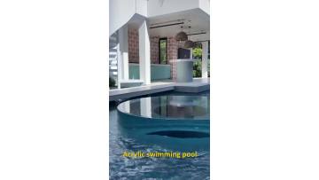 100mm Clear acrylic panel pool sheet for outdoor swimming pool window1