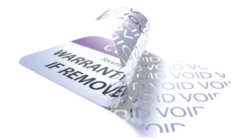 security warranty sealing label