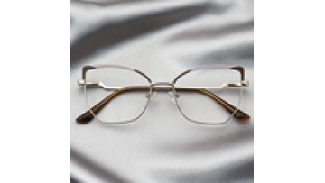 IU-LM1004 2022 New Arrival Luxury Women's Metal Eyeglasses Frame1