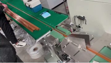 flow packing machine for aluminum