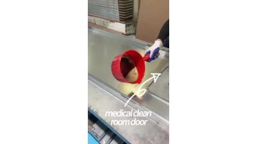 steel clean door