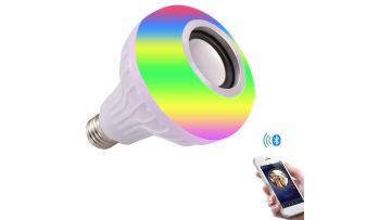 E26 E27 base RGB Multicolor Remote Control Wireless Led Smart Bulb1