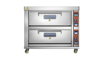 Commercial HS Standard Electric Deck Oven Baking Equipment 2 Deck 4 trays Electric Oven1