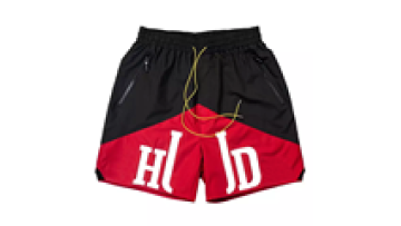 Custom Logo Mens Boxer 90% Polyester 10% Spandex Men Gym Wear Shorts with Zipper Pockets1