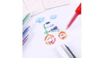 Art Markers Blow Pen Set: Paint Marker Airbrush Draw with Stencil1