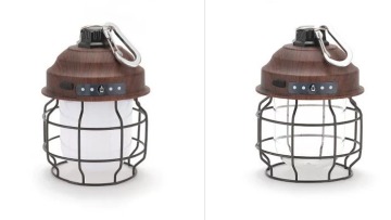 2022 Hot Sale Retro Iron Portable USB Rechargeable Warm White Glamping Led Lantern Outdoor Atmosphere Camping Light1