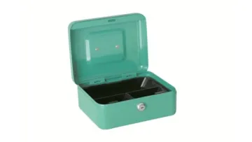 Tiger Portable Metal Cash Coin Box (HP125A)