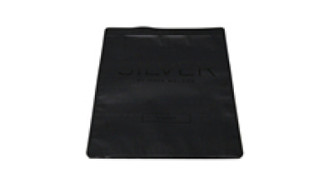 Custom logo  printed 3 side seal black laminated eco friendly plastic tshirt packaging ziplock  bags1