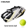 Original Head Tennis Bag Brand Tennis Racquet Bag 6-9 Piece Rackets Tennis Bag Nylon Dacron Tennis Racket Racquet Backpack Brand