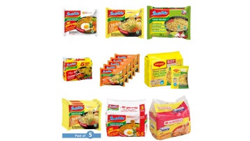 5 bags instant noodle packing machine