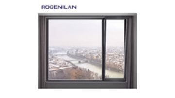 Broken Bridge Aluminum Alloy Swing Glass Window Horizontal French Office Building Aluminum Windows and Doors1