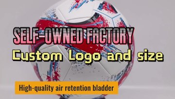 China machine stitched PU match soccer football ball size 51