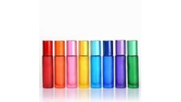Custom Empty Colorful 10ml Cosmetic Bottle Skin Care Essential Oil Roller Bottle With Screw Cap1
