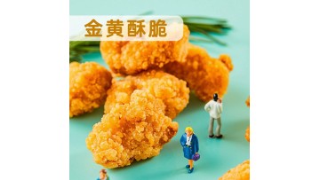 Fried chicken rice flower semi-finished product wrapped in powder, frozen food, fried chicken snacks