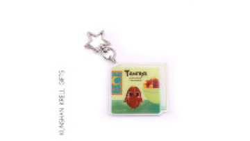 Cute Cartoon Acrylic Book Shape Key Chain Customization1