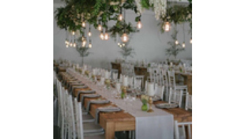 Top Quality  Products Commercial Furniture Rectangle Shape Nature Wood  Folding Outdoor  Hotel Banquet  Wooden  Wedding Table1
