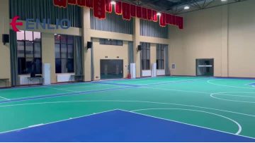 indoor basketball court 